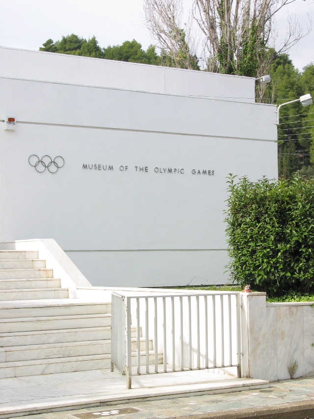 Rick enjoyed the Olympic Museum in Olympia, Greece
