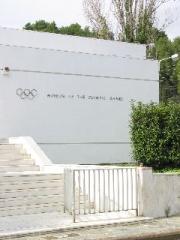 Rick enjoyed the Olympic Museum in Olympia, Greece